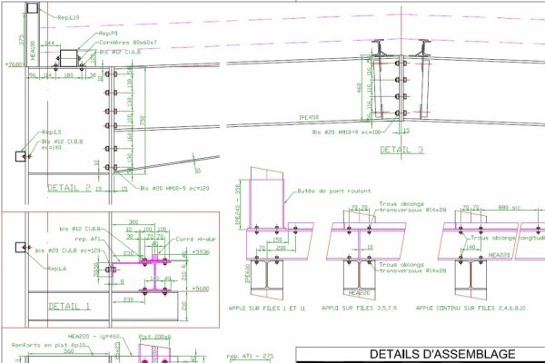 Détail d'assemblage