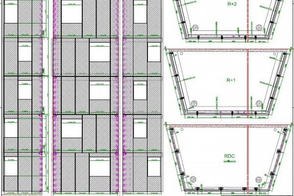 Habillage balcons en métal déployé
