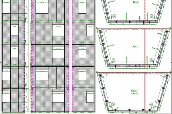 Habillage balcons en métal déployé